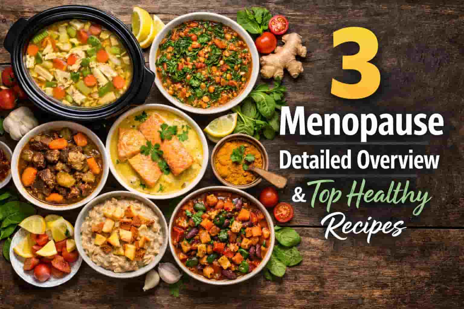 Menopause Guide: Symptoms, Nutrition, and Top 3 Recipes