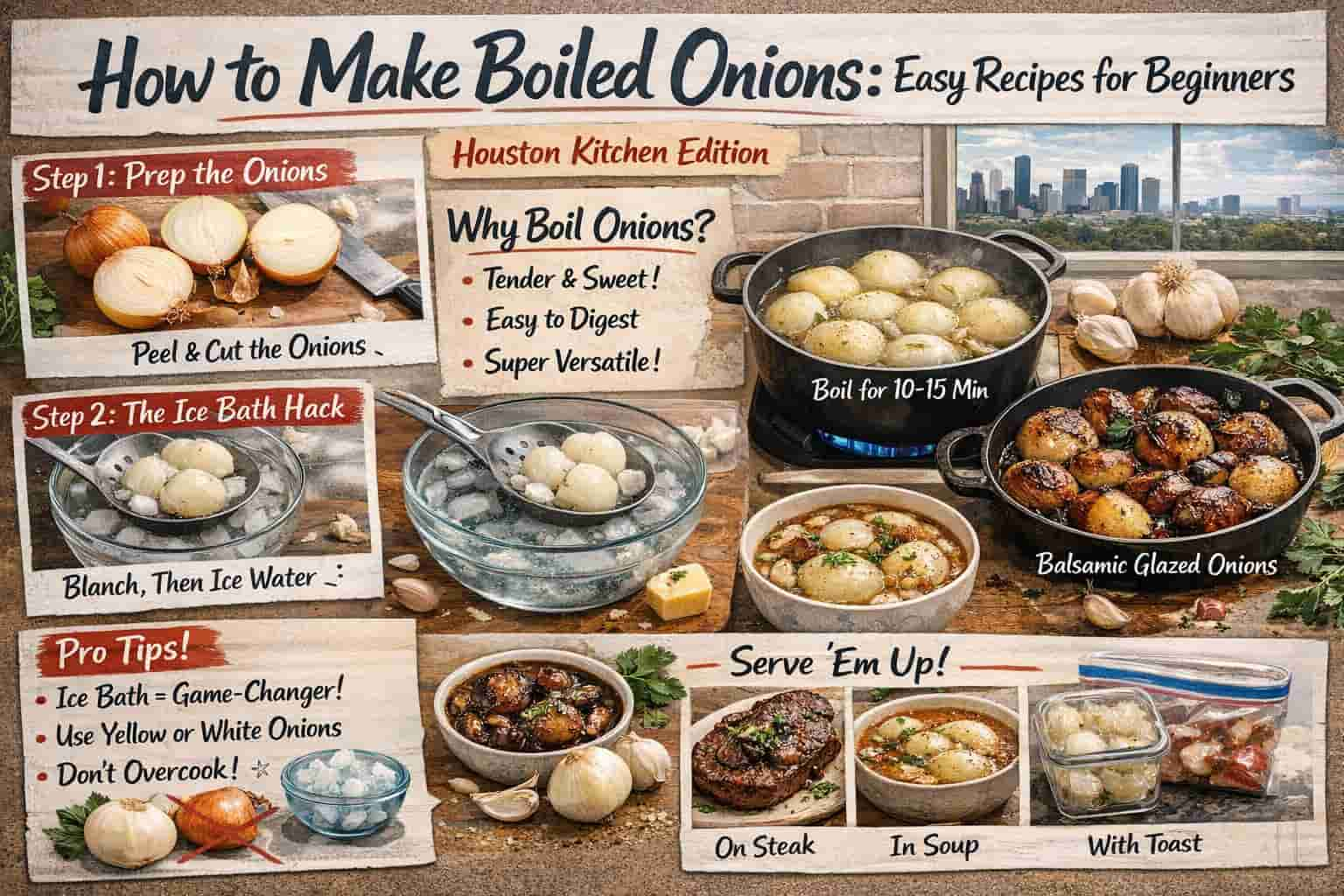 How to Make Boiled Onions: Easy Recipes for Beginners