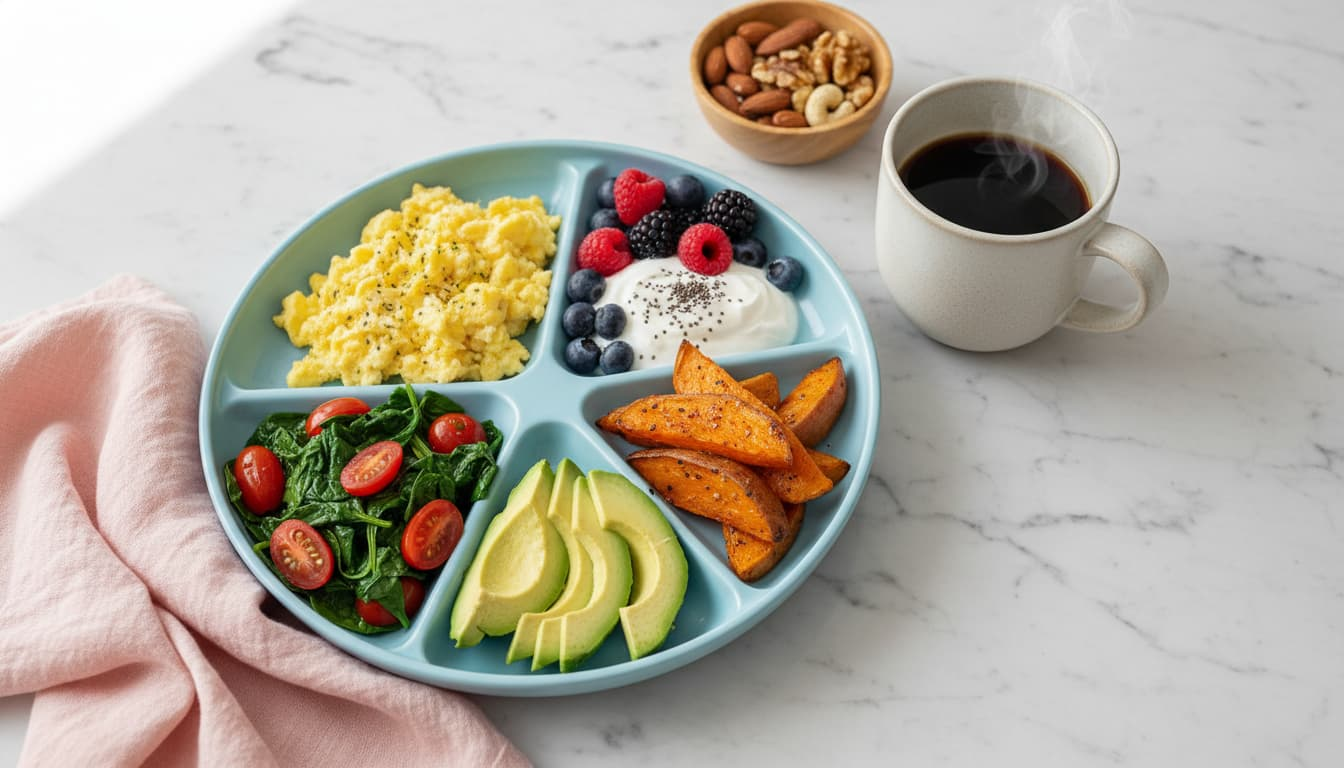 Healthy Breakfast Plate Ideas: 5 Balanced Meals for Weight Loss & Energy